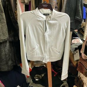 Bebe Sweater Jacket with Silky Neck Lining